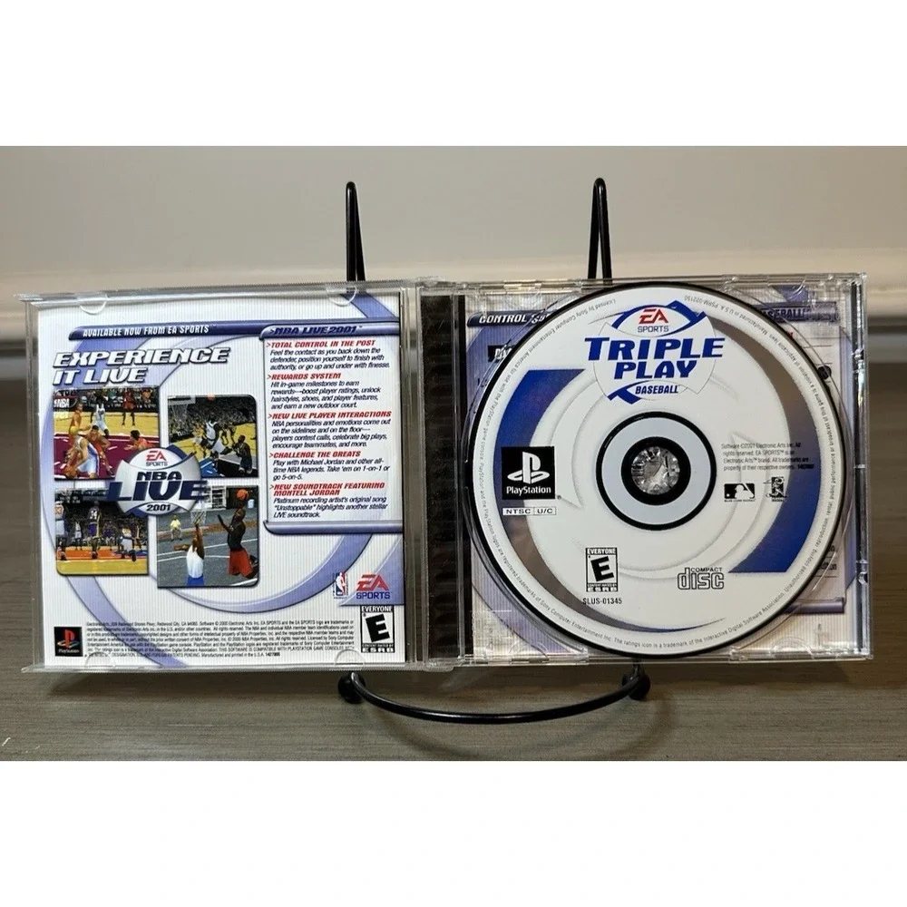 PS1 EA Sports Triple Play Baseball Lot - 99 (Disc Only), 2000 CIB, 2001 CIB